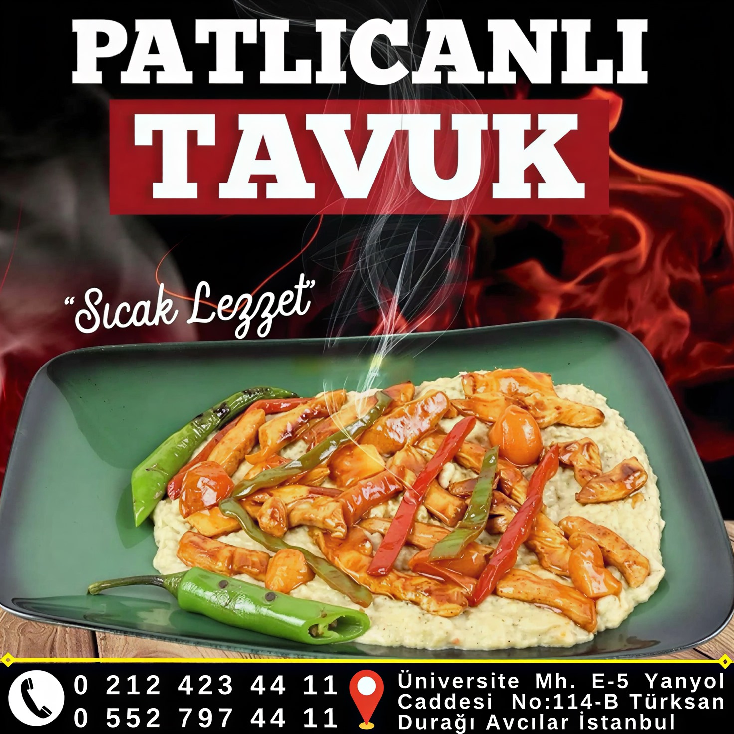 Patlıcanlı Tavuk